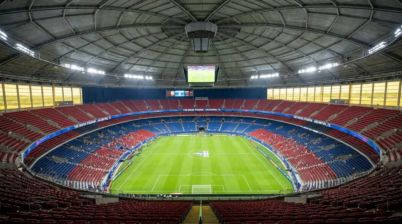 NRG Stadium in Houston, Texas, Spielort von Deutschlands WM-Auftakt 2026 gegen Curaçao