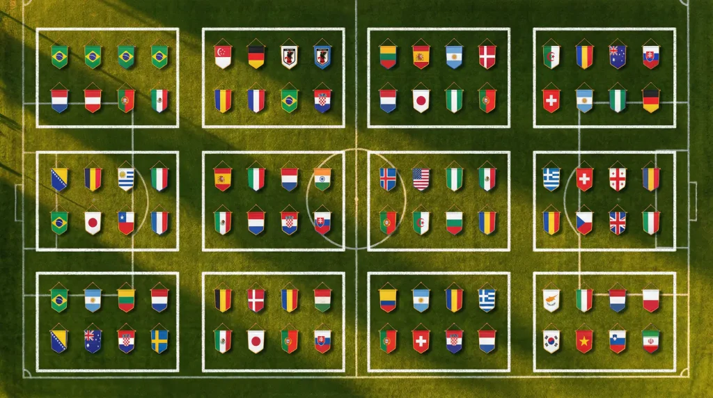 Übersicht des neuen WM-2026-Formats mit 12 Gruppen und Drittplatzierten-Regelung